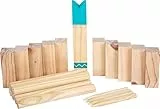 small foot Wikingerspiel Kubb kompakt 'Active' aus Holz, beliebtes Outdoor-Wurfspiel für die ganze Familie, 12401