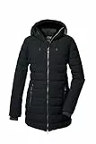 killtec Damen Steppparka/Parka mit Kapuze KOW 55 WMN QLTD PRK, schwarz, 42, 41809-000
