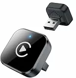 Ancvet CarPlay Kabelloser Adapter, CarPlay Auto & Android Auto, kabellos, USB-Dongle Plug & Play, automatische Verbindung, stabil und schnell, kompatibel mit iPhone & Android, für Fahrzeuge ab 2016