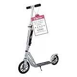 HUDORA BigWheel 205 Scooter - Stabiler Aluminium-Roller - Höhenjustierbarer & zusammenklappbarer Cityroller mit Ständer - Sportlicher Kinder- & Erwachsenenroller für bis zu 100kg