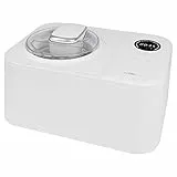 Clatronic® Eismaschine mit Kompressor inkl. Timer, Ice Cream Maker für Eis, Sorbet und Frozen Yoghurt bis zu 1,2 Liter, Speiseeismaschine, Automatikkühlung, 110 Watt - ICM 3784