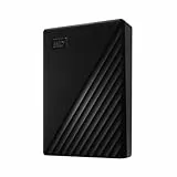 WD My Passport externe Festplatte 6 TB (mobiler Speicher, schlankes Design, herunterladbare Software, automatische Backups, Passwortschutz) Schwarz - auch kompatibel mit PC, Xbox und PS4