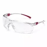 Univet 506U.03.02.00 Schutzbrille 'Nr.506U' mit klarem Glas in weiß/rosa