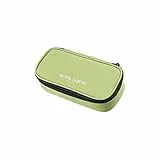 Walker 49113-361 - Schlamperbox 'Lime', Federmappe mit geräumigem Hauptfach, doppelseitiger Trennwand mit 20 Stiftfächern, Zippfach und robustem Reißverschluss