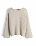 someday Damen Pullover | Pullover aus locker gestrickten Alpaka Mix Loose Fit warm Clay, 36