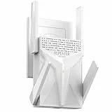 AX1800 WiFi 6 Repeater, WLAN Verstärker bis zu 9800 sq.ft Abdeckung, Dual Band 1800 Mbit/s, WLAN Repeater mit Gigabit LAN Port, Signalverstärker für Zuhause, Kompatibel mit Allen Routern