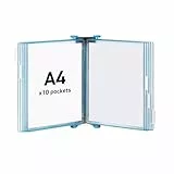 Djois Wandelement Candy Line blau Sichttafel - Tarifold 414171 - Polypropylen (PP) Wandpanel - Blau