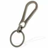 Ouligay Titan-Karabiner Schlüsselanhänger Titan Clip mit Flaschenöffner Dauerhaft Paracord Schlüsselanhänger Karabinerhaken für Schlüssel Robuster Herren Frauen
