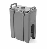 HENDI Thermobox, Getränkebehälter mit Ablasshahn, heißen und kalten Getränken, Thermobehälter, Transportbox, HDPE, 18L, 230x420x(H)620mm, Schwarz