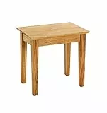 HAKU Beistelltisch Eiche Massivholz Couchtisch Sofatisch - Maße: B 43 x H 42 x T 30 cm Style: Traditional