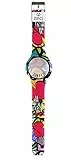 Zitto SAN Valentino Flash Edition LED Uhr mit Silikonband bunt, Gurt