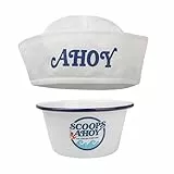 Cinereplicas Stranger Things Scoops Ahoy Eisschale und Ahoy-Hut, offizielles Lizenzprodukt