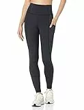 Amazon Essentials Damen Active Sculpt Workout Leggings in voller Länge mit hohem Bund und Taschen (in Übergröße erhältlich), Schwarz, XL