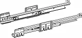 Hettich Atro Gleitschienen mit Silent System für 400 mm tiefe Schublade 40 kg Tragkraft