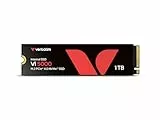 Verbatim Vi5000 NVMe M.2 SSD 1 TB, internes SSD-Laufwerk mit PCIe Gen 4, bis zu 5.000 MB/s Lesegeschwindigkeit, Hochleistungs-SSD für Gaming PC und PlayStation 5, schwarz