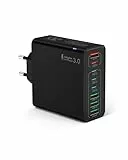 Tupneuf USB C Ladegerät, 40W ladeadapter für 16 Pro Max 15 Plus 14 13 12 11 SE 2020 XS XR 8 7, Samsung 8 Ports Stecker PD 3.0 Power Adapter Schnellladegerät Mehrfach Netzteil Netzstecker Ladestecker