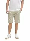 TOM TAILOR Denim Regular Fit Chino Shorts mit Gürtel, Navy Blue mini Houndstooth, S