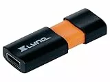 XLYNE WAVE USB Stick │64GB│USB 2.0 – Speicherstick │Push&Pull Mechanismus │Windows, Mac, Linux, Schwarz, Orange