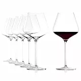 Stölzle Lausitz Burgundergläser Quatrophil 6er-Set 710ml – Elegante Rotweingläser ideal für Burgunder – Burgunderkelch aus Kristallglas für optimale Aromaentfaltung – Spülmaschinen- & Stoßfest