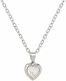 Ted Baker Hannela Herz-Anhänger mit Kette (Silberfarbend/Kristall)