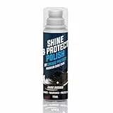 Shine & Protect | Sofort-Schuhcreme 75 ml mit Schwammapplikator | Hochglanzpflege für Leder- & Synthetikschuhe | Stellt Farbe & Glanz wieder her | In Schwarz, Braun & Neutral erhältlich