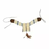 W WIDMANN MILANO Party Fashion - Halsband Indianer, Schmuck, Kette, Kostümzubehör, Accessoire, Wilder Westen, Motto-Party, Karneval