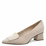 Marco Tozzi Damen Pumps weiches Feel Me Fußbett weiches Innenfutter Stilvoll, beige (LT.TAN), 40 EU