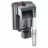 Hydor BRAVO Aquarium Filter, hervorragende Filterung und Sauerstoffanreicherung, geräuschlos, wird am Rand des Aquariums befestigt, Durchflussrate 750 l/h, für Aquarien von 60 bis 120 Liter