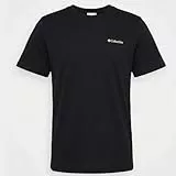 Columbia Herren CSC Basic Tee Kurzärmeliges T-Shirt, Schwarz, L EU