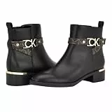 Calvin Klein Damen Dhara Stiefelette, Schwarz, 38 EU