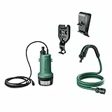 Bosch Akku-Tauchpumpe GardenPump 18V-2000 Erweiterungskit (mit Wand- und Tankbefestigung und 2,5 m langem Gartenschlauch, im Karton)