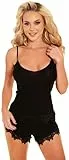 Kalimo Women's Timor Pajama Set, Black, 42