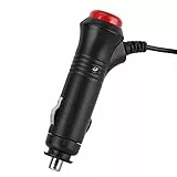 Kfz-Motorrad-Zigarettenanzünder-Steckeradapter mit EIN-Aus-Schalter-Sicherung für 12-V-24-V-Fahrzeuge