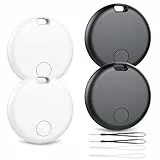 Smart Tracker Tag Android, Bluetooth Schlüsselfinder kompatibel mit Google Find Hub (NUR Android), Air Tracker Tag Schlüsselanhänger für Koffer, Schlüssel, Gepäck (4er-Pack)