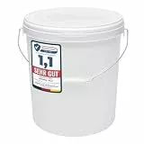 Garronda Eimer mit Deckel 16 Liter für die Lagerung von Lebensmittel- und Chemischen Produkten 1 Stück Weiß GD-0071