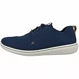 Clarks Herren Step Urban Mix Sneaker, Navy, 44 EU