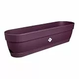 elho Vibia Campana Balkonkasten 70 mit Wasserreservoir - Blumentopf Balkon - 100% recyceltes Plastik - Ø 69.0 x H 17.0 cm - Lila/Ahorn Lila
