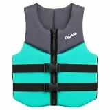 Gogokids Junior Schwimmweste 30-50kg, Verstellbare Schwimmhilfen Jacke für Teens & Jugendliche, Neopren Schwimmweste mit Auftrieb Leichte Weste für Kajak, Paddelboard & Schwimmbad, 6-11 Jahre
