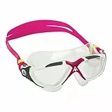 AQUASPHERE | Vista Schwimmen Maske/Brille Weiß & Rosa - Klare Linse
