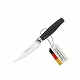 GROSSMAN® 840VN | Schälmesser 21,7 cm | Ultrascharfer Küchenmesser | Deutschem Edelstahl Klinge 9,7 cm | mit Ergonomischen Griff 12,0 cm (83 Gramm)