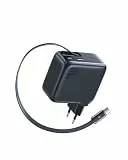 Baseus Enercore USB C Ladegerät 100W mit Ausziehbaren Kabel, 3 Ports GaN Netzteil, PD Schnellladegerät kompatibel mit MacBook Pro Air, Dell, HP, iPad, iPhone 17/16/15/14/13Pro Max Galaxy S25/24Ultra