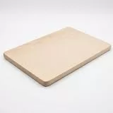 Frühstücksbrett Holz Buche 30×20 cm – Schneidebrett klein, Servierbrett & Brotbrett – Naturbelassen, massiv, ideal zum Gravieren & Personalisieren