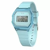 Ice-Watch - Ice Digit Retro SLY Blue - Blaue Damenuhr mit Silikonarmband - 022888 (Small)