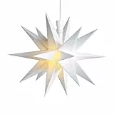 EK HANDEL LED-Stern Trafo 18 Z Ø12cm ws