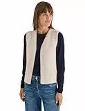 CECIL Offene Federgarn Weste Oat Milk beige Melange XL