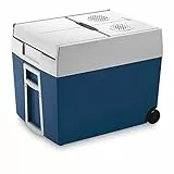 Mobicool MT48W AC/DC - elektrische Kühlbox mit Rollen passend für eine komplette Getränkekiste/Bierkiste, 48 Liter, 12 V und 230 V für Auto, LKW, Boot, Reisemobil und Steckdose