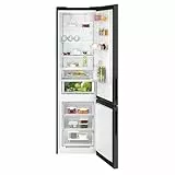AEG ORC7P361CL 7000 GreenZone+ Freistehende Kühl-Gefrierkombination - 362L,2020mm,NoFrost,LED-Beleuchtung,Inverter Kompressor,ExtraChill Schublade,TwinTech,MultiFlow,Black Matt