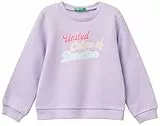 United Colors of Benetton Mädchen und Jungen Maglia G/C M/L 3j70g10hx Sweatshirt ohne Kapuze, violett, 4 Jahre