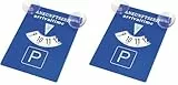 APA 30102 Parkscheibe, mit Saugnäpfen (Packung mit 2)