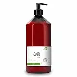 B.O.T Cosmetic & Wellness - 100% Bio Aloe Vera Gel | Feuchtigkeitsspendend & Hautregenerierend | After Sun & After Shave | Organisch, Tierversuchsfrei, 1L (Verpakung kann verieren)